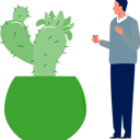 پیش‌نمایش فایل man-looking-at-opuntia-plant-13010028 از پک کاکتوس