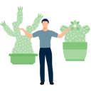 پیش‌نمایش فایل man-presenting-cactus-trees-13010007 از پک کاکتوس