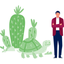 پیش‌نمایش فایل man-presenting-desert-animals-13010026 از پک کاکتوس