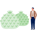 پیش‌نمایش فایل man-standing-near-artichoke-cactus-13010024 از پک کاکتوس
