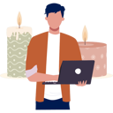 پیش‌نمایش فایل boy-working-with-easter-candle-13010287 از پک شمع
