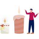 پیش‌نمایش فایل man-presenting-forgiveness-candle-13010334 از پک شمع