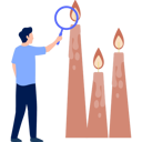 پیش‌نمایش فایل man-searching-burning-candle-13010298 از پک شمع