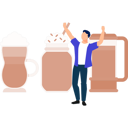 پیش‌نمایش فایل boy-happy-with-caffeine-drink-13010094 از پک کافئین