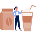 پیش‌نمایش فایل girl-talking-about-soft-drink-13010116 از پک کافئین