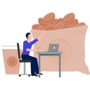 پیش‌نمایش فایل man-working-about-coffee-beans-on-laptop-13010108 از پک کافئین