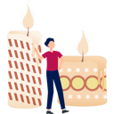 پیش‌نمایش فایل boy-pointing-home-decoration-candle-13010272 از پک شمع