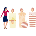 پیش‌نمایش فایل girl-busy-talking-on-mobile-call-13010265 از پک شمع
