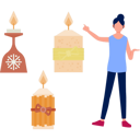 پیش‌نمایش فایل girl-showing-flake-candle-13010239 از پک شمع