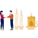 پیش‌نمایش فایل man-and-woman-doing-hand-shake-13010269 از پک شمع