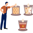 پیش‌نمایش فایل man-presenting-aroma-candle-13010254 از پک شمع