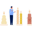 پیش‌نمایش فایل man-seeing-cake-candles-13010279 از پک شمع