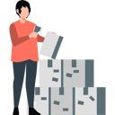 پیش‌نمایش فایل boy-packing-parcel-boxes-12999013 از پک خدمات تحویل کالا