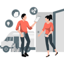 پیش‌نمایش فایل delivery-man-driver-deliver-parcel-12999032 از پک خدمات تحویل کالا