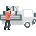 پیش‌نمایش فایل delivery-man-with-parcel-12999022 از پک خدمات تحویل کالا