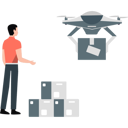 پیش‌نمایش فایل man-looking-drone-delivery-service-12999018 از پک خدمات تحویل کالا