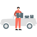 پیش‌نمایش فایل man-picking-up-package-12999020 از پک خدمات تحویل کالا
