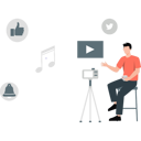 پیش‌نمایش فایل boy-making-music-video-13114251 از پک تولیدکننده محتوا