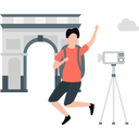 پیش‌نمایش فایل boy-making-travel-vlog-13114262 از پک تولیدکننده محتوا