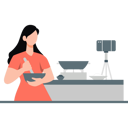 پیش‌نمایش فایل girl-making-cooking-video-13114254 از پک تولیدکننده محتوا