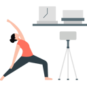 پیش‌نمایش فایل girl-making-video-while-exercising-13114259 از پک تولیدکننده محتوا