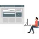 پیش‌نمایش فایل boy-working-on-web-designing-13137750 از پک طراحی
