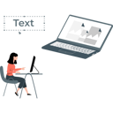 پیش‌نمایش فایل girl-writing-text-on-laptop-13137764 از پک طراحی