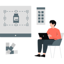 پیش‌نمایش فایل male-mobile-application-designer-working-on-design-project-13137761 از پک طراحی