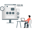 پیش‌نمایش فایل man-creating-mobile-ui-design-13137757 از پک طراحی