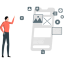 پیش‌نمایش فایل man-pointing-ui-ux-design-13137765 از پک طراحی