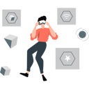 پیش‌نمایش فایل boy-wearing-vr-glasses-13114079 از پک فناوری واقعیت افزوده و مجازی