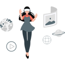 پیش‌نمایش فایل businesswomen-doing-analysis-using-vr-13114090 از پک فناوری واقعیت افزوده و مجازی