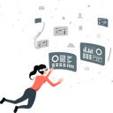 پیش‌نمایش فایل girl-enjoying-business-strategy-using-vr-goggles-13114117 از پک فناوری واقعیت افزوده و مجازی