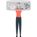 پیش‌نمایش فایل girl-experiencing-metaverse-platform-13114107 از پک فناوری واقعیت افزوده و مجازی