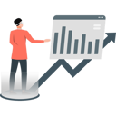 پیش‌نمایش فایل man-looking-at-business-growth-graph-13114091 از پک فناوری واقعیت افزوده و مجازی
