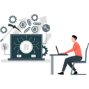 پیش‌نمایش فایل man-checking-bitcoin-networking-13114220 از پک فناوری بلاکچین