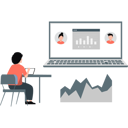 پیش‌نمایش فایل man-checking-client-profiles-13114173 از پک فناوری بلاکچین