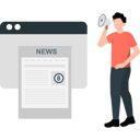 پیش‌نمایش فایل man-marketing-on-news-13114189 از پک فناوری بلاکچین