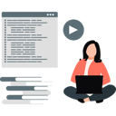 پیش‌نمایش فایل woman-working-on-crypto-project-13114206 از پک فناوری بلاکچین