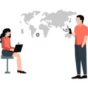 پیش‌نمایش فایل girl-working-on-map-location-13569085 از پک فعالیت‌های تجاری