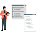 پیش‌نمایش فایل businessman-presenting-web-coding-13569179 از پک فعالیت‌های تجاری