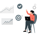 پیش‌نمایش فایل businesswoman-presenting-business-target-13569175 از پک فعالیت‌های تجاری
