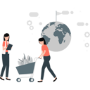 پیش‌نمایش فایل girl-doing-global-shopping-13569151 از پک فعالیت‌های تجاری