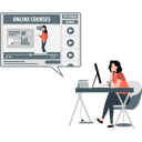 پیش‌نمایش فایل girl-taking-online-course-13569147 از پک فعالیت‌های تجاری
