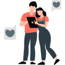 پیش‌نمایش فایل couple-looking-mobile-13604628 از پک کسب و کار خلاق