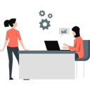 پیش‌نمایش فایل woman-setting-business-graph-13604660 از پک کسب و کار خلاق