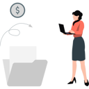پیش‌نمایش فایل lady-transfer-data-in-folder-13604873 از پک فریلنسری