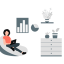 پیش‌نمایش فایل woman-presenting-business-growth-graph-13604864 از پک فریلنسری