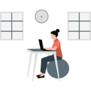 پیش‌نمایش فایل woman-sitting-in-couch-and-manage-work-time-13604862 از پک فریلنسری