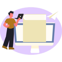 پیش‌نمایش فایل boy-doing-online-reading-13698379 از پک کتاب الکترونیک